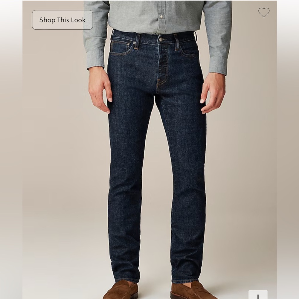 J. Crew 770 Straight-fit Stretch Jeans 36”x32”